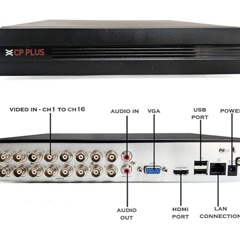 CP Plus 16 Channel HD DVR (Digital Video Recorder for CCTV Security System)